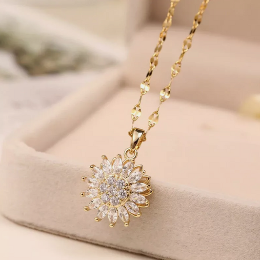 Shining Sunflower Necklace